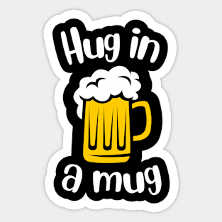 Hug In A Mug Sticker